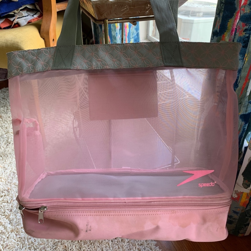 Speedo Pink Swim Beach Bag